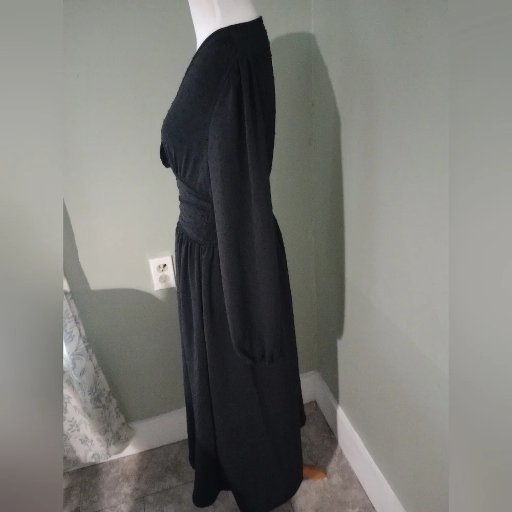 NWT Elegant Black Maxi Dress S Small - Picture 7 of 9